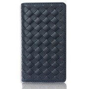 AQUOS mini SH-M03 レザー調編み込み ケース
