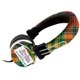 ハリスツイード ヘッドホン orange Tartan caht0012-hhp01