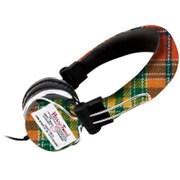 ハリスツイード ヘッドホン orange Tartan caht0012-hhp01