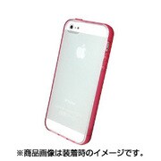 染 ～SO・ME～ [透けるデザイン TPUソフトケース iPhone SE/5/5s用 ワインレッド]