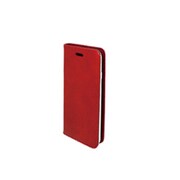 Cuoio クオイオ [iPhone 7用 2Wayケース オイル赤×シルバー]