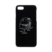 WLL-001-BKIP7M [iPhone 7用 マットシェルケース アンクル船長 ブラック]
