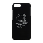 WLL-001-BKIP7PM [iPhone 7 Plus用 マットシェルケース アンクル船長 ブラック]