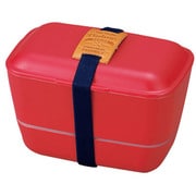 American Vintage ドーム2段弁当 レッド 52871