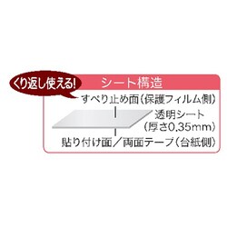 ヨドバシ Com 北川工業 Kps 30 Cl 透明すべり止めシート 通販 全品無料配達