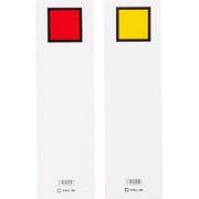 背見出し紙 976N用 赤/黄 セ976Nアカ