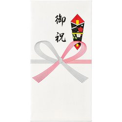 コットン祝万円袋御祝 ノ-CH117