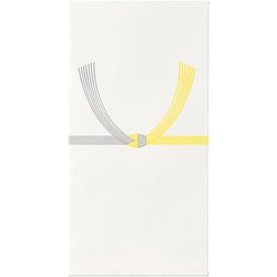 コットン仏万円袋黄水引 字無 ノ-CH212