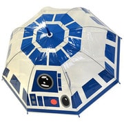 スターウォーズ [透明長傘 58cm R2D2 ブルー]