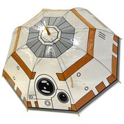 スターウォーズ [透明長傘 58cm BB8 オレンジ]