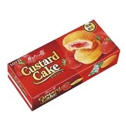 カスタードケーキ 香りたつ苺 6個 [半生菓子]