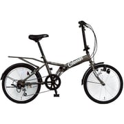 折りたたみ自転車 20型 外装6段変速 17 FD206-YOUTH モスグリーン 3361