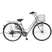 27型軽快車 外装6段変速 17 パンクしない軽快276DL シルバー 3379