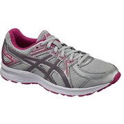 TJG139 LADY JOG 100 2 9397(SL/GY) 23.0 [ランニングシューズ LADY JOG 100 2 レディース シルバー×カーボングレー 23.0cm]