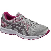 TJG139 LADY JOG 100 2 9397(SL/GY) 23.5 [ランニングシューズ LADY JOG 100 2 レディース シルバー×カーボングレー 23.5cm]