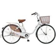 電動アシスト自転車 ビビ・EX 24型 20Ah 内装3段変速 ホワイトパールクリア 2017年モデル BE-ELE433F