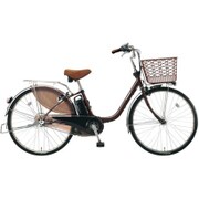 電動アシスト自転車 ビビ・EX 24型 20Ah 内装3段変速 ビターブラウン 2017年モデル BE-ELE433T2