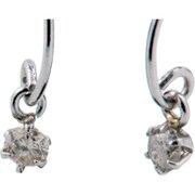A-DS-22-PTPTフックピアス 0.1CT