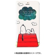 PEANUTS/ピーナッツ スヌーピー [iPhone 7 フリップ窓付きダイアリーケース スヌーピー 犬小屋 ホワイト]