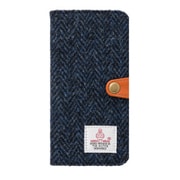 SB-IA15-FPFC/BL [iPhone 8/7用 RILEGA Harris Tweed Flip 手帳型ケース ブルー・ヘリンボーン]