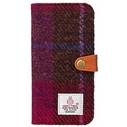 SB-IA15-FPFC/MC [iPhone 8/7用 RILEGA Harris Tweed Flip 手帳型ケース マゼンダチェック]