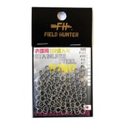 ステンレス平打ちスプリットリング お徳用 シルバー #2 100個入