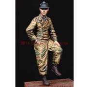 AM35224 WWII ドイツ 武装親衛隊 ティーガー搭乗員 1944-45 パンツァージャケット [1/35 レジン製ミリタリーフィギュア プラモデル]