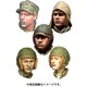 H020 WWII アメリカ機甲部隊ヘッドセット 5個セット [1/35 レジン製ミリタリーヘッド プラモデル]
