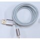 充電＆データ転送 microUSBケーブル 1m シルバー TC-MC1M-SV