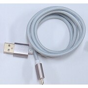 充電&データ転送 microUSBケーブル 1m シルバー TC-MC1M-SV