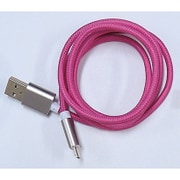 充電&データ転送 microUSBケーブル 1m ピンク TC-MC1M-PK