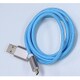 充電＆データ転送 microUSBケーブル 1m ブルー TC-MC1M-BL