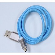 充電&データ転送 microUSBケーブル 1m ブルー TC-MC1M-BL