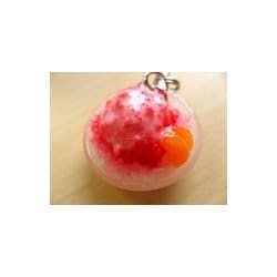 サンプルストラップ カキ氷 イチゴミルク