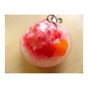 サンプルストラップ カキ氷 イチゴミルク