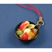 サンプルストラップ フルーツみつ豆