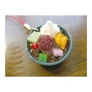 サンプルストラップ クリームみつ豆