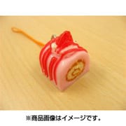 サンプルストラップ ロールケーキ イチゴ