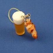 サンプルストラップ ビール 焼き鳥