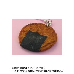 サンプルストラップ おせんべい 丸 [食品サンプル]