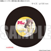 BanG Dream！ レコードコースター 山吹沙綾 [約直径100mm]