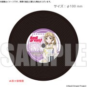BanG Dream！ レコードコースター 市ヶ谷有咲 [約直径100mm]