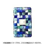 スイッチカバー 1つ穴用 ブルーマーブル cav_s1_105