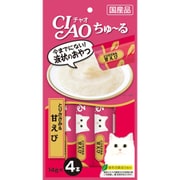 SC-142 [キャットフード チャオ ちゅ～る とりささみ＆甘えび 14g×4本]