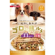 いぬのしあわせ ゴロッと具ルメ [ドッグフード 総合栄養食 ドライ 小粒 11歳からの高齢犬用 牛肉＆さつまいも入り 700g]