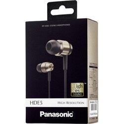 Panasonic RP-HDE5 ゴールド ハイレゾ対応 高音質イヤホン 美品 即決 パナソニック カナル型イヤホン ハイレゾ音源対応 RP-HDE5 中古