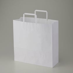 手提紙袋 3才 白無地晒 90g 50枚 #3262520