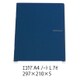 ファブリアーノ エコクア A4 ノートL/罫線 青 21297312