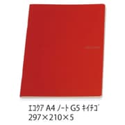 ファブリアーノ エコクア A4 ノートG5/方眼5mm 木イチゴ 21297051