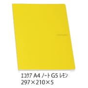 ファブリアーノ エコクア A4 ノートG5/方眼5mm レモン 21297054